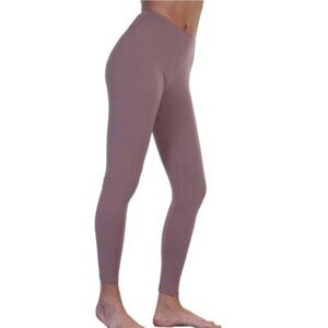 Angelina Leggings Womens Size S/M (0-8) Purple Microfiber High Waist Full Length